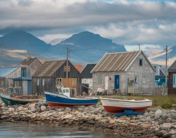 exploring the small fishing village of stykkisholmur