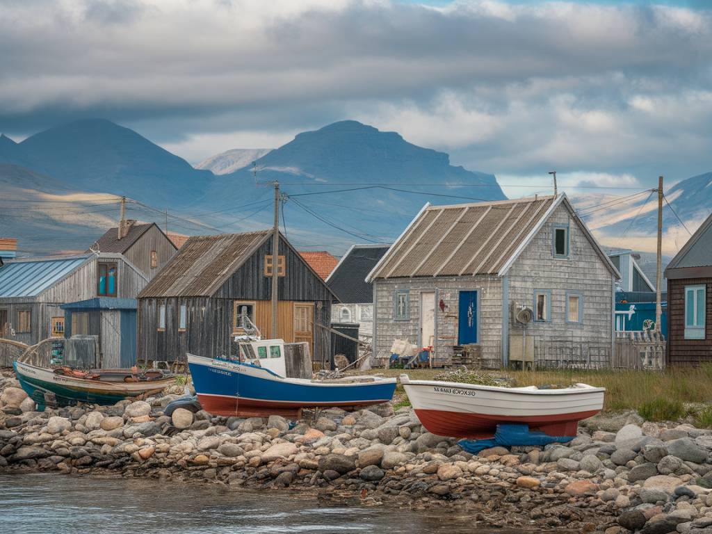 exploring the small fishing village of stykkisholmur